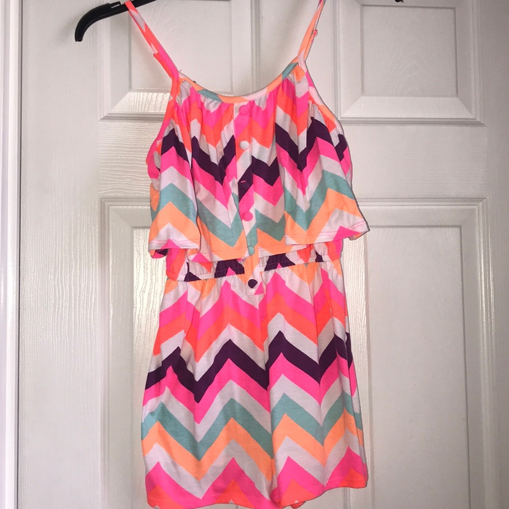 Girls Shirt Romper